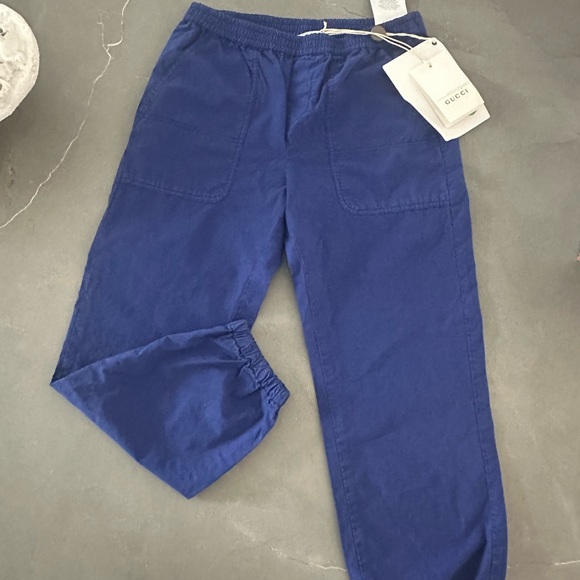 Gucci Boys Royal Blue Joggers / New w/Tags / Size 8 - Picture 4 of 6